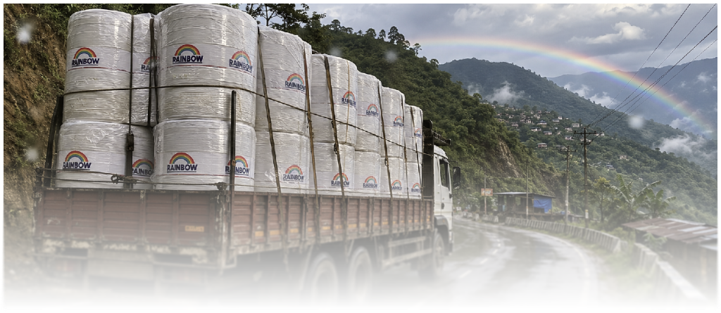 Rainbow Plastics Truck Delivery